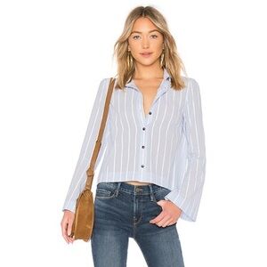 Derek Lam 10 Crosby Button Down Shirt with Bell Sleeve